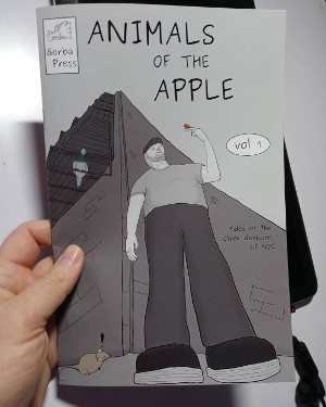 A photo of a printed copy of Animals of the apple